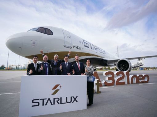 星宇航空董事長張國煒親自驗收駕駛全台第一架A321neo 1號機B-58201圖片