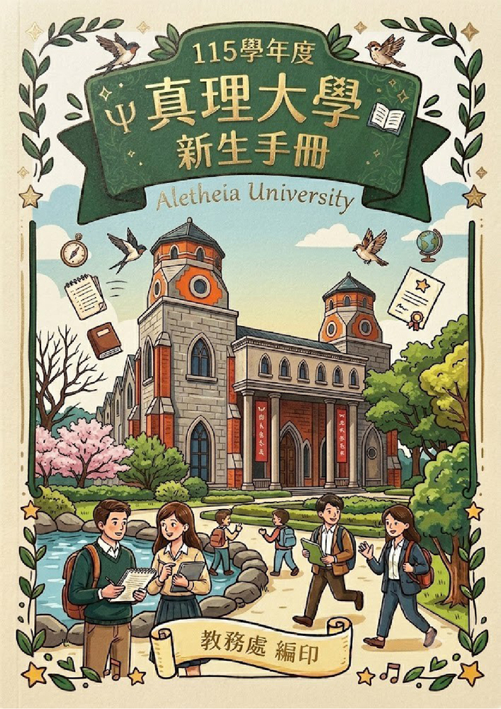 115學年度真理大學新生入學手冊 (宣傳海報)(另開新視窗)