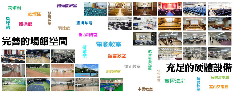 完善的場館空間、充足的硬體設備圖片